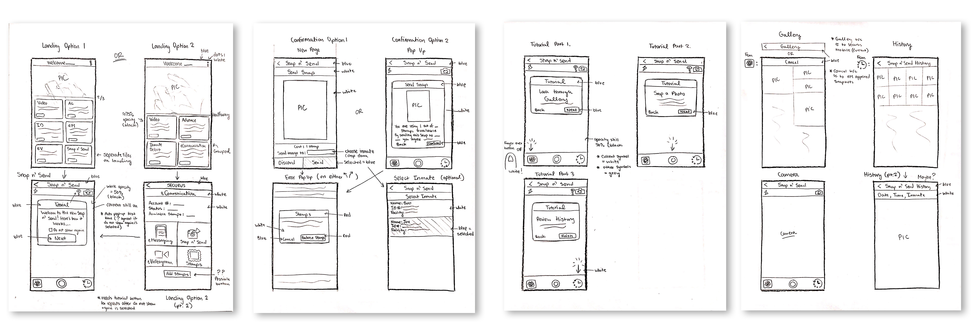 Mobile Snap 'n Send Sketches